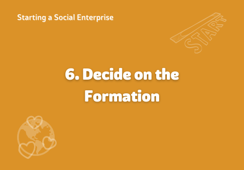 Starting a Social Enterprise – Formation