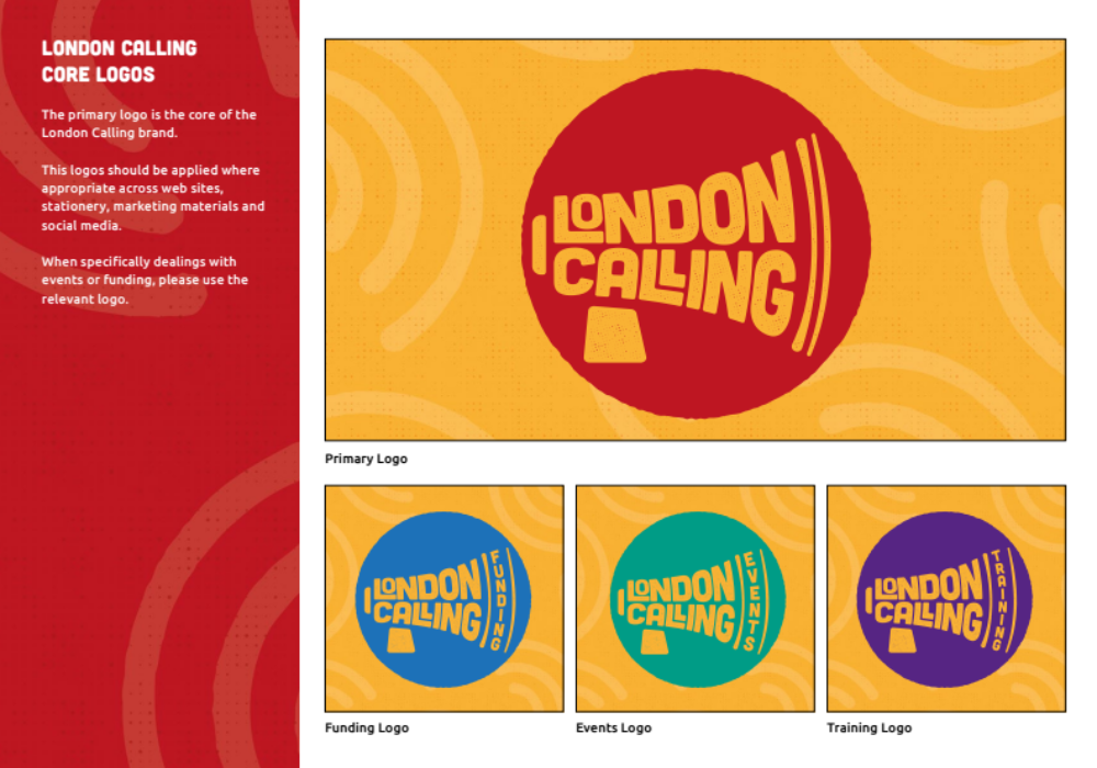 London Calling Brand Logos