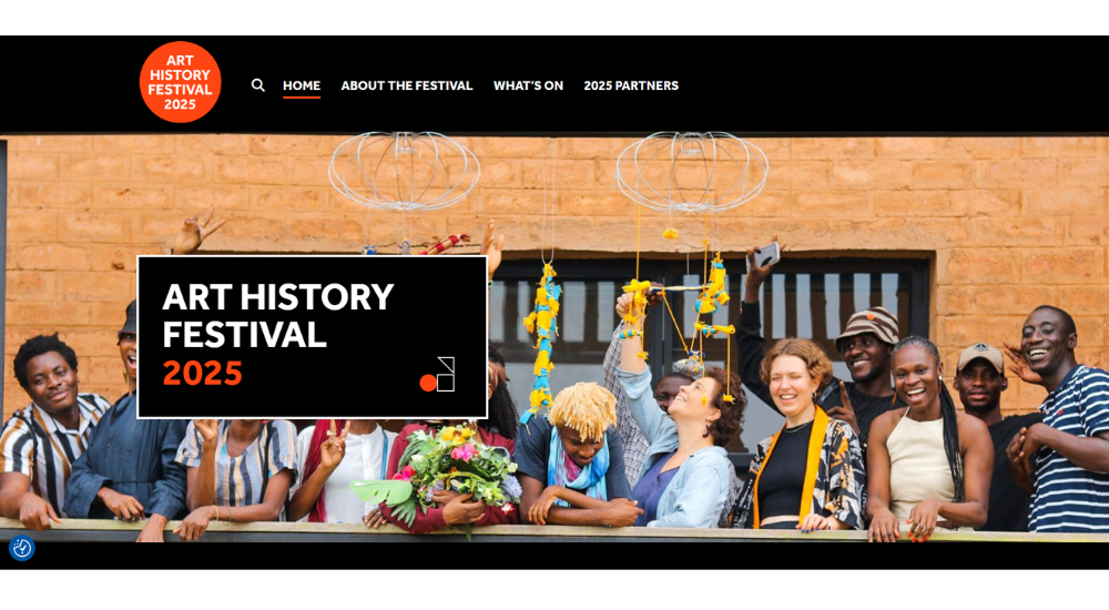 Art History Festival website screenshot