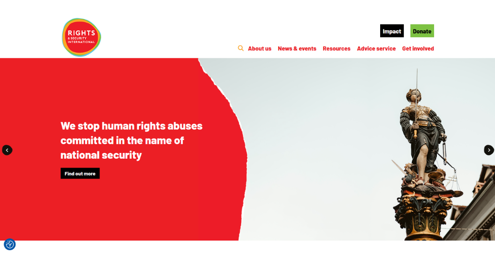 RSI website screenshot