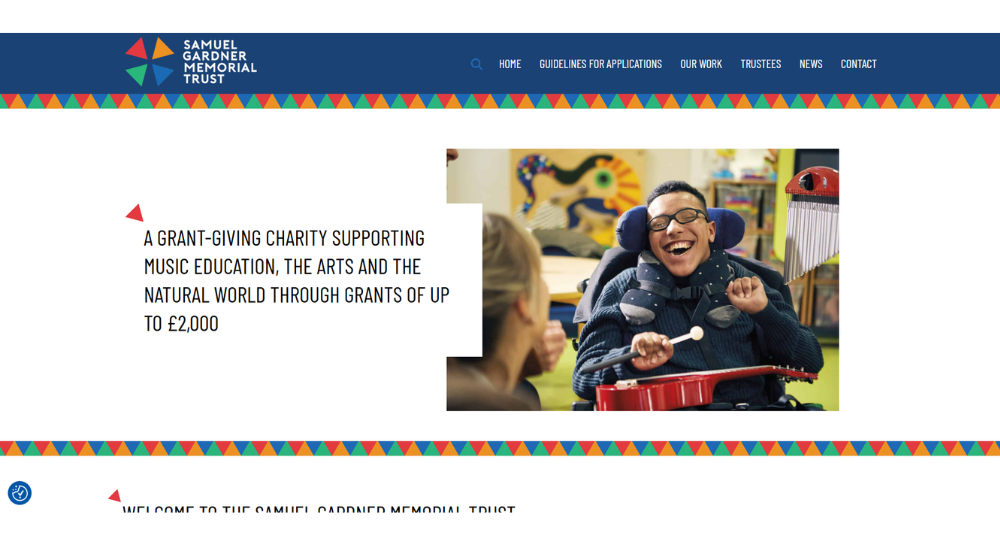 SGMT Trust Website screenshot